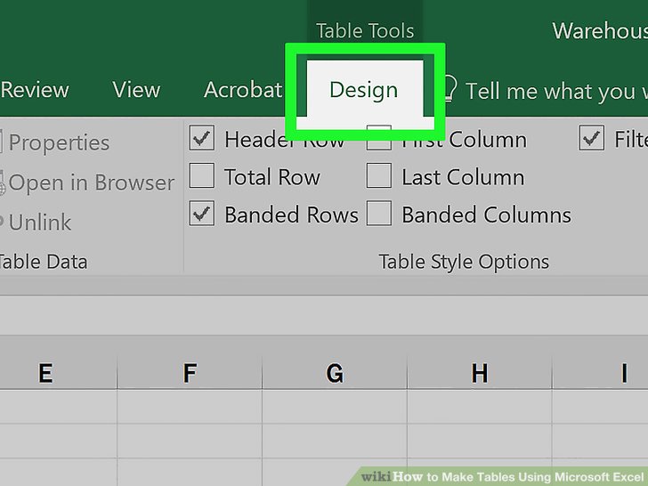 How do you insert a total row in excel